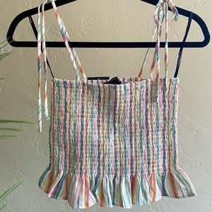 Cute Ruffled Crop Top